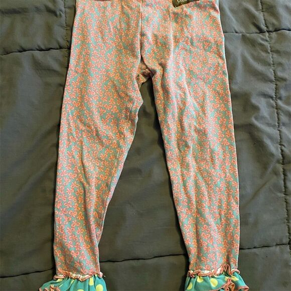 Matilda Jane Other - Matilda Jane Girls Floral Ruffle Pants Multicolor Size S Casual